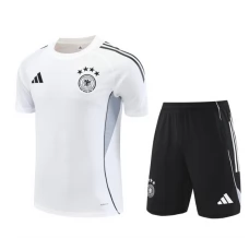 Allemagne Ensemble Maillot d'entraînement 2025/26 - Shorts Blanc