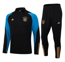 Allemagne Ensemble Sweat d'entraînement 2023/24 - 1-4 Zip Noir