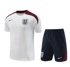 Angleterre Ensemble Maillot d'entraînement 2024/25 - Blanc