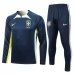 Brésil Ensemble Sweat d'entraînement 2023/24 - 1-4 Zip Bleu