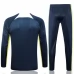 Brésil Ensemble Sweat d'entraînement 2023/24 - 1-4 Zip Bleu