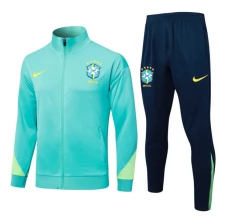 Brésil Ensemble Veste d'entraînement 2024/25 - Bleu Vert