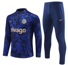 Chelsea Survêtement 2023/24 - 1-4 Zip Bleu Camouflage