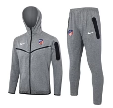Club Atlético de Madrid Ensemble Veste d'entraînement 2024/25 - Capuche Gris