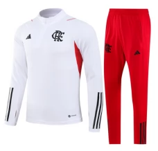 CR Flamengo Ensemble Sweat d'entraînement 2023/24 - 1-4 Zip Blanc