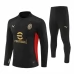 Enfant AC Milan Survêtement 2024/25 - 1-4 Zip Noir Enfant AC Milan Survêtement 2024/25 - 1-4 Zip Noir