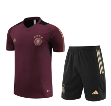 Enfant Allemagne Ensemble Maillot d'entraînement 2023/24 - Shorts Dark Rouge