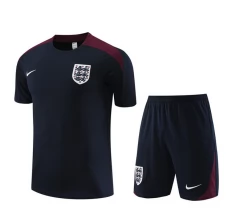 Enfant Angleterre Ensemble Maillot d'entraînement 2024/25 - Shorts Dark Bleu