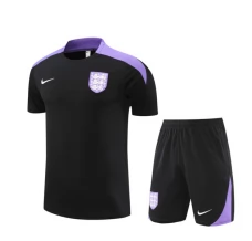 Enfant Angleterre Ensemble Maillot d'entraînement 2024/25 - Shorts Noir