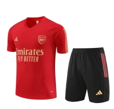 Enfant Arsenal Ensemble Maillot d'entraînement 2023/24 - Shorts Rouge Noir