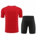 Enfant Arsenal Ensemble Maillot d'entraînement 2023/24 - Shorts Rouge Noir