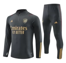 Enfant Arsenal Ensemble Sweat d'entraînement 2023/24 - 1-4 Zip Gris