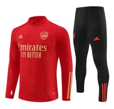 Enfant Arsenal Ensemble Sweat d'entraînement 2023/24 - 1-4 Zip Rouge