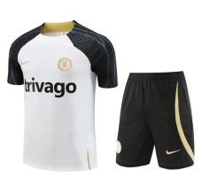Enfant Chelsea Ensemble Maillot d'entraînement 2023/24 - Shorts Blanc