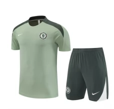 Enfant Chelsea FC Ensemble Maillot d'entraînement 2025/26 - Shorts Vert