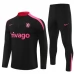 Enfant Chelsea FC Survêtement 2024/25 - 1-4 Zip Noir Rose