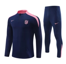 Enfant Club Atlético de Madrid Survêtement 2024/25 - 1-4 Zip Bleu Marine