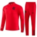 Enfant CR Flamengo Ensemble Sweat d'entraînement 2023/24 - 1-4 Zip Rouge