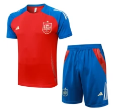 Enfant Espagne Ensemble Maillot d'entraînement 2024/25 - Shorts Rouge Bleu