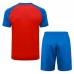 Enfant Espagne Ensemble Maillot d'entraînement 2024/25 - Shorts Rouge Bleu