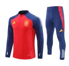 Enfant Espagne Survêtement 2024/25 - 1-4 Zip Rouge