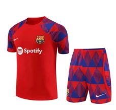 Enfant FC Barcelone Ensemble Maillot d'entraînement 2023/24 - Shorts Bleu Rouge