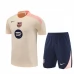 Enfant FC Barcelone Ensemble Maillot d'entraînement 2025/26 - Shorts Beige