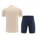 Enfant FC Barcelone Ensemble Maillot d'entraînement 2025/26 - Shorts Beige
