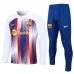 Enfant FC Barcelone Ensemble Sweat d'entraînement 2023/24 - 1-4 Zip Bleu Rouge Enfant FC Barcelone Ensemble Sweat d'entraînement 2023/24 - 1-4 Zip Bleu Rouge