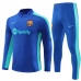 Enfant FC Barcelone Ensemble Sweat d'entraînement 2023/24 - 1-4 Zip Navy