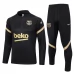 Enfant FC Barcelone Ensemble Sweat d'entraînement 2023/24 - 1-4 Zip Noir