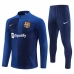 Enfant FC Barcelone Survêtement 2023/24 - 1-4 Zip Bleu Camouflage