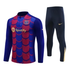 Enfant FC Barcelone Survêtement 2024/25 - 1-4 Zip Bleu