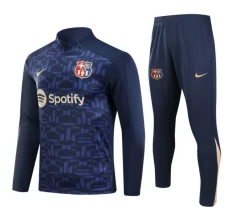Enfant FC Barcelone Survêtement 2024/25 - 1-4 Zip Bleu