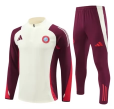 Enfant FC Bayern Munich Survêtement 2024/25 - 1-4 Zip Blanc