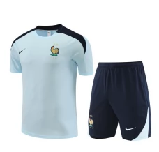 Enfant France Ensemble Maillot d'entraînement 2024/25 - Shorts Bleu