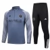 Enfant Inter Miami CF Ensemble Sweat d'entraînement 2023/24 - 1-4 Zip Gris