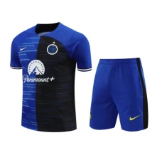 Enfant Inter Milan Ensemble Maillot d'entraînement 2024/25 - Shorts Bleu