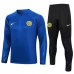 Enfant Inter Milan Ensemble Sweat d'entraînement 2023/24 - 1-4 Zip Bleu