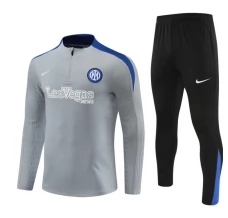 Enfant Inter Milan Survêtement 2024/25 - 1-4 Zip Gris