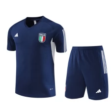 Enfant Italie Ensemble Maillot d'entraînement 2023/24 - Shorts Bleu