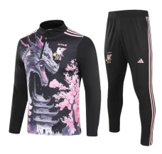 Enfant Japon Survêtement 2024/25 - 1-4 Zip Noir