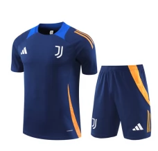 Enfant Juventus FC Ensemble Maillot d'entraînement 2024/25 - Shorts Bleu