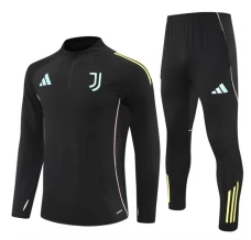 Enfant Juventus FC Survêtement 2025/26 - 1-4 Zip Noir