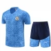 Enfant Manchester City Ensemble Maillot d'entraînement 2023/24 - Shorts Bleu