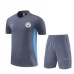Enfant Manchester City Ensemble Maillot d'entraînement 2024/25 - Shorts Gris