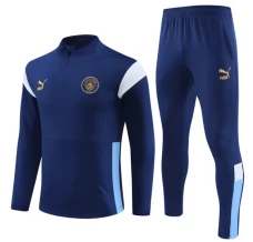 Enfant Manchester City Ensemble Sweat d'entraînement 2023/24 - 1-4 Zip Navy Enfant Manchester City Ensemble Sweat d'entraînement 2023/24 - 1-4 Zip Navy