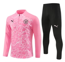 Enfant Manchester City Survêtement 2024/25 - 1-4 Zip Rose
