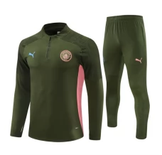 Enfant Manchester City Survêtement 2024/25 - 1-4 Zip Vert