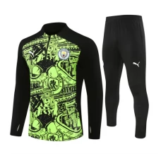 Enfant Manchester City Survêtement 2024/25 - 1-4 Zip Vert